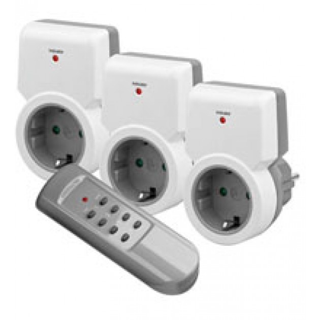CHACON DiO Connect 2 Mini Prese E Telecomando: 433 MHz Tramite DiO E Wifi 3000 W On Off Compatibile Con Alexa Google Home 82456858 - 3