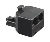 Accoppiatore telefonico duplex 6P6C M a 2 x 6P6C F