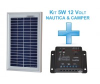 Kit nautica-Camper modulo 5W + regolatore 5A - 