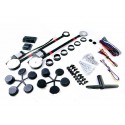 KIT ALZACRISTALLI ELETTRICI UNIVERSALE PER 2 PORTIERE 