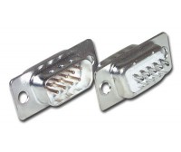 Connettore DB9 maschio + calotta
